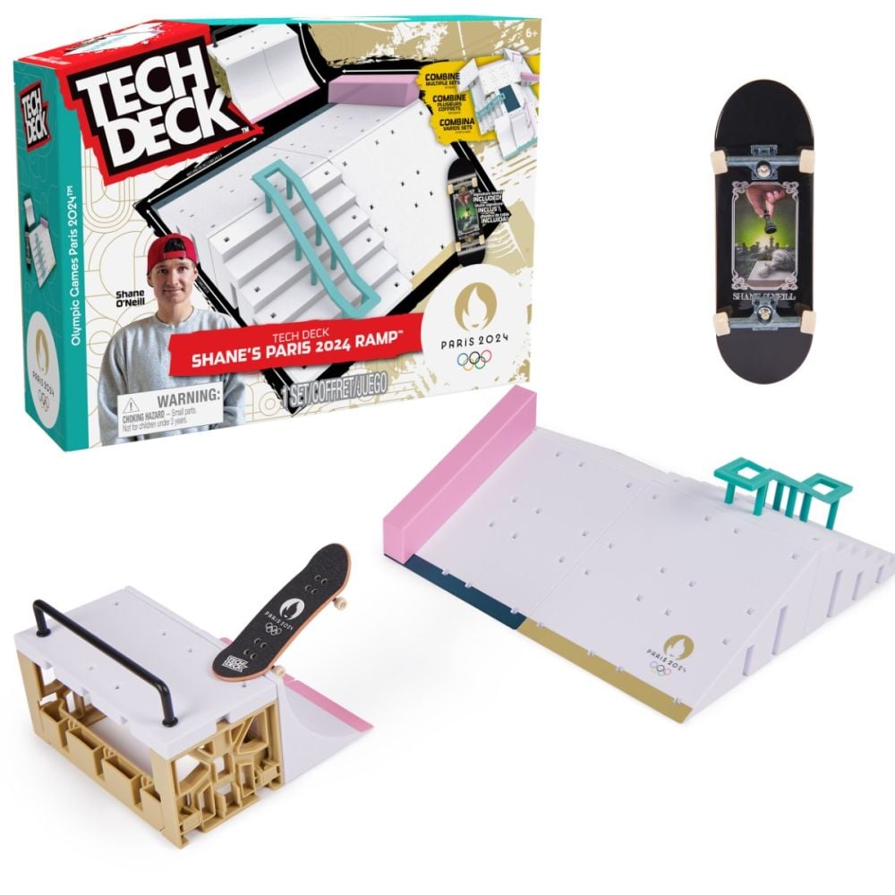 Комплект за игра, Tech Deck, Olympic Park Paris 2024, Shane O Neil, 20147130