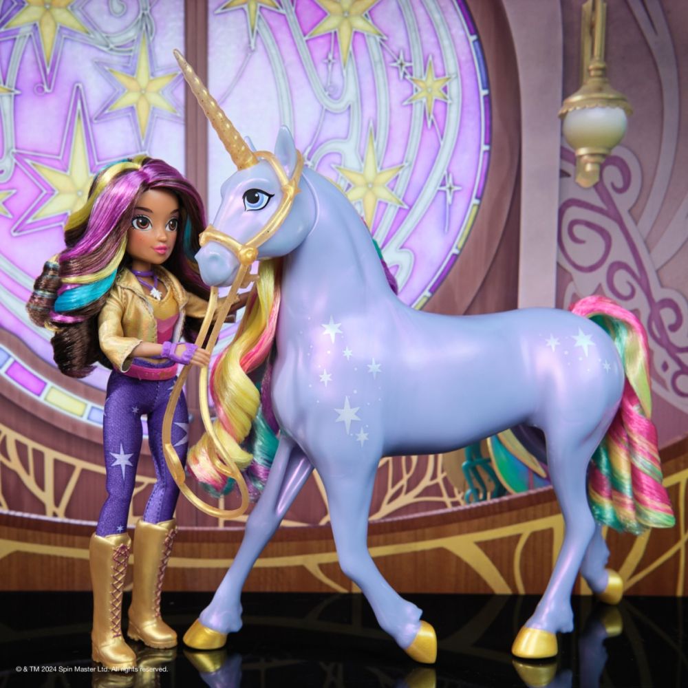 Комплект еднорог Rainbow и кукла Sophia, Unicorn Academy, 6071553