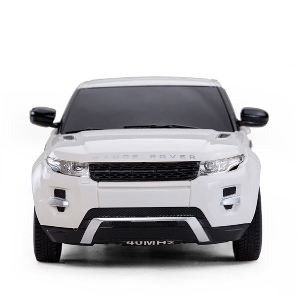 Количка с дистанционно Rastar, Range Rover Evoque, бяла, 1:24