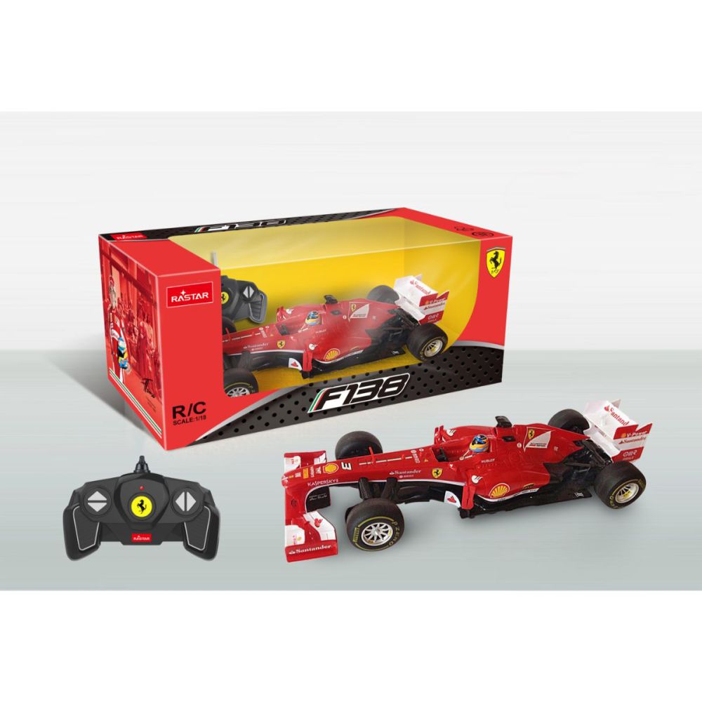 Количка с дистанционно, Rastar, Ferrari F1, 1:18