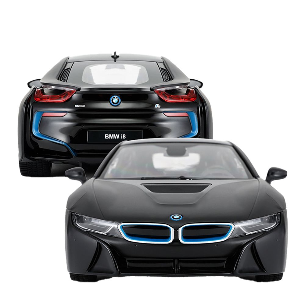 Кола с дистанционно управление, Rastar, BMW i8, 1:14, Черен