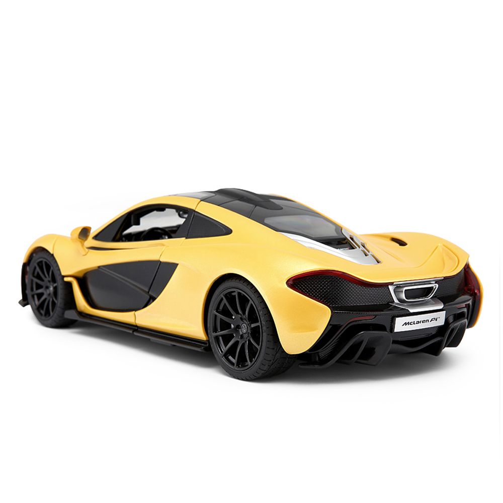 Кола с дистанционно управление, Rastar, McLaren P1, 1:14, Жълт