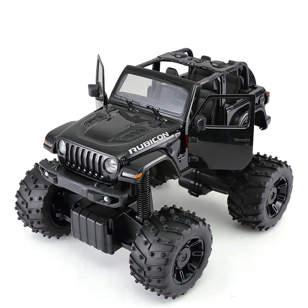 Кола с дистанционно управление, Rastar, Jeep Wrangler, 1:14, Черен