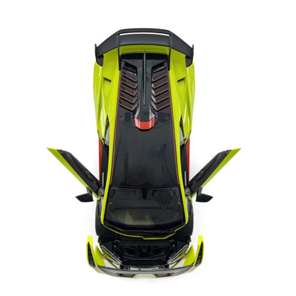 Количка с дистанционно Rastar, Lamborghini Huracan Sto, 1:14, Зелена