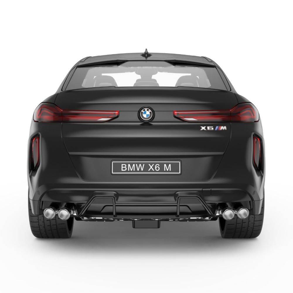 Количка с дистанционно, Rastar BMW X6 M, Черна 1:14 