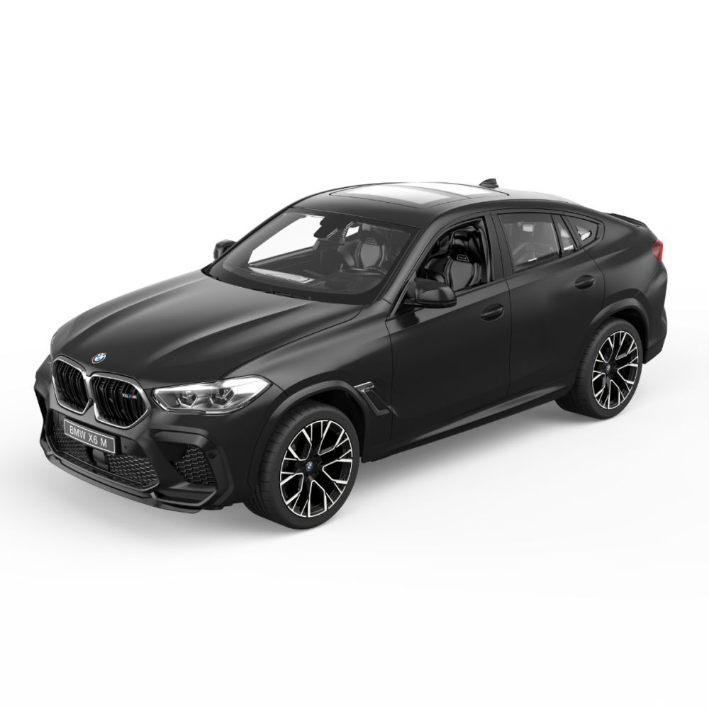 Количка с дистанционно, Rastar BMW X6 M, Черна 1:14 