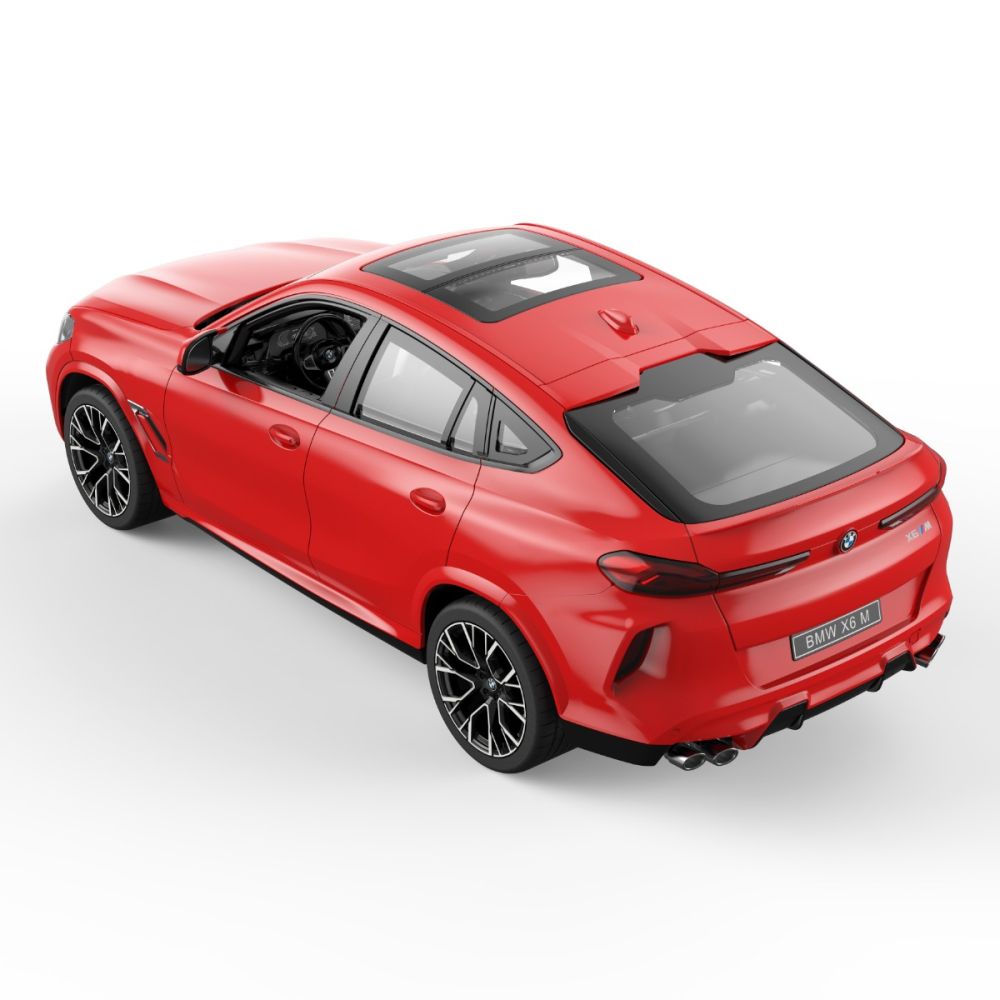 Количка с дистанционно, Rastar BMW X6 M, Червен 1:14