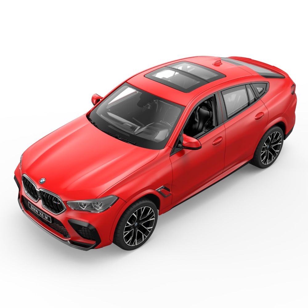 Количка с дистанционно, Rastar BMW X6 M, Червен 1:14