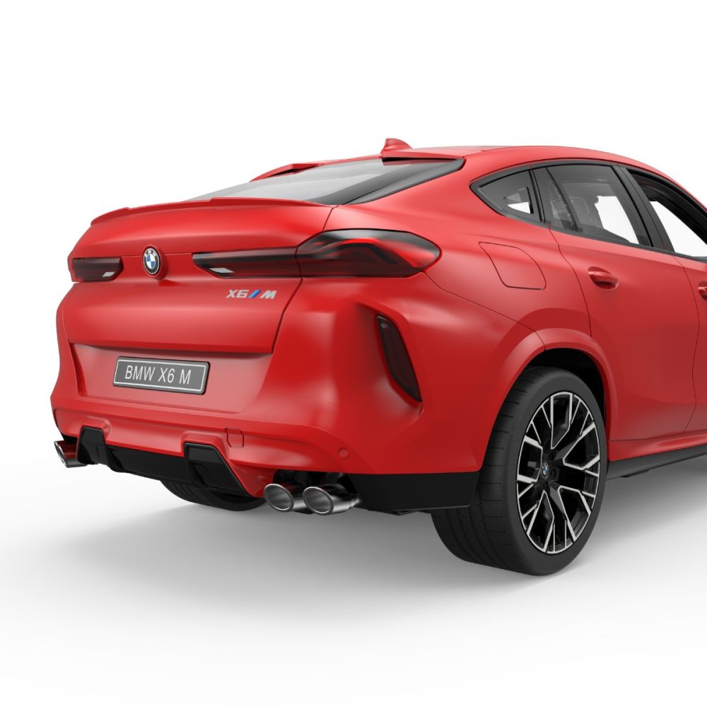 Количка с дистанционно, Rastar BMW X6 M, Червен 1:14