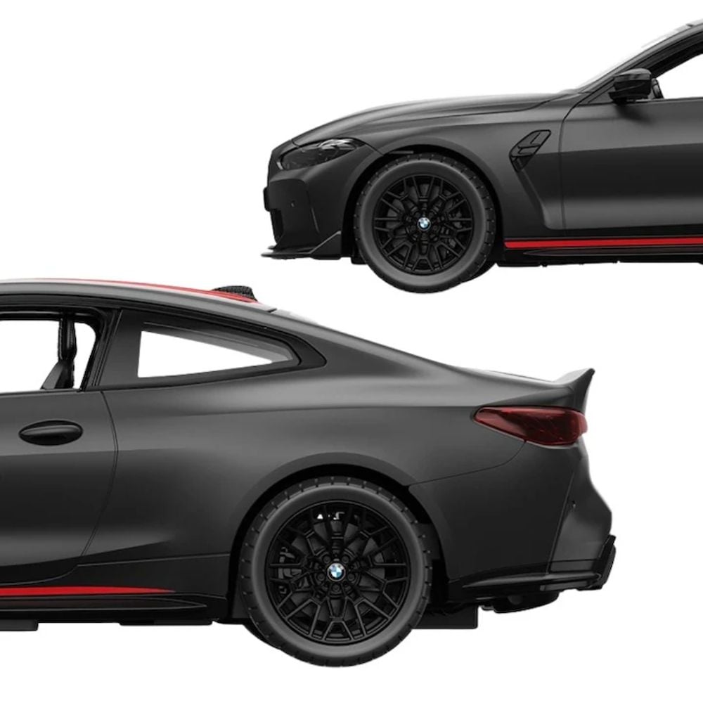 Количка с дистанционно управление, Rastar, BMW M4 CSL, 1:16, Черна