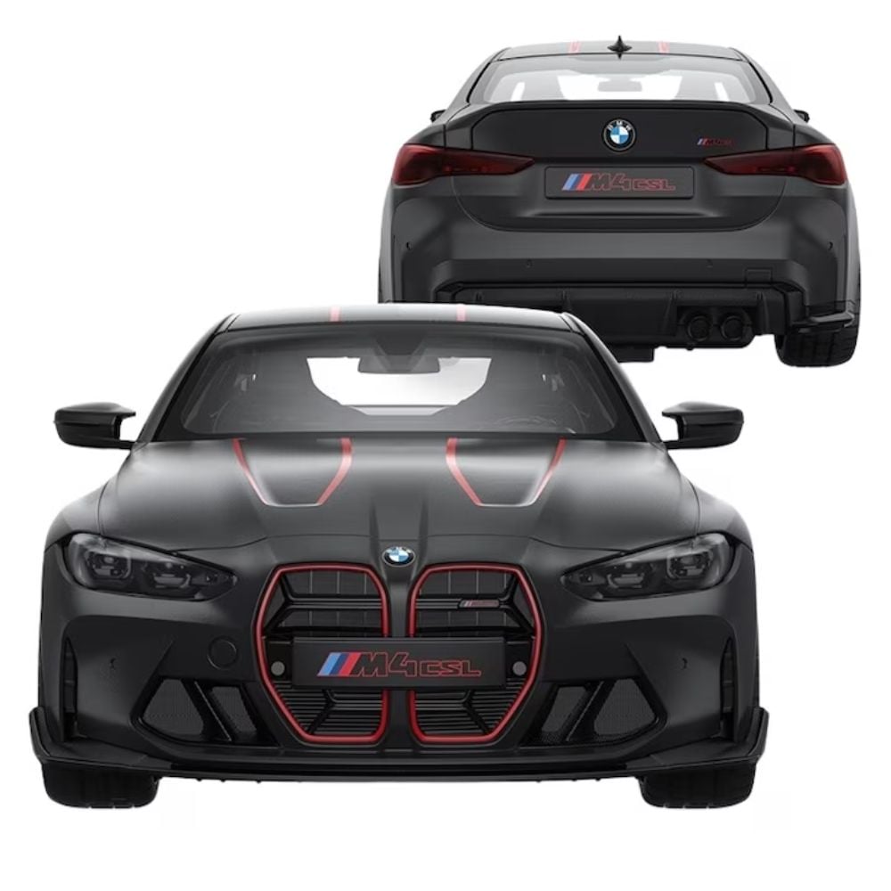 Количка с дистанционно управление, Rastar, BMW M4 CSL, 1:16, Черна
