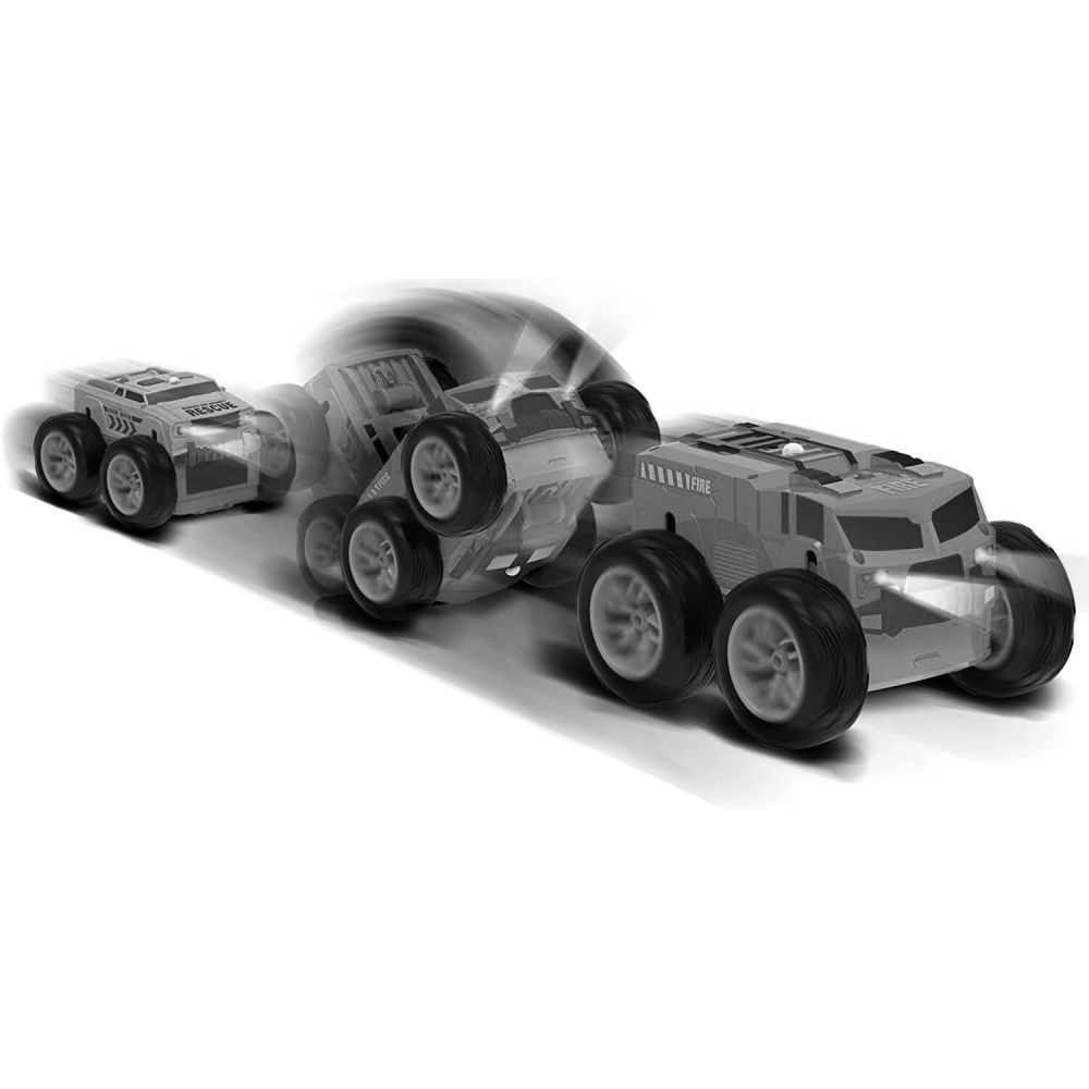 Кола с дистанционно управление Revolt 2 Sided Rescue Racers, Синя