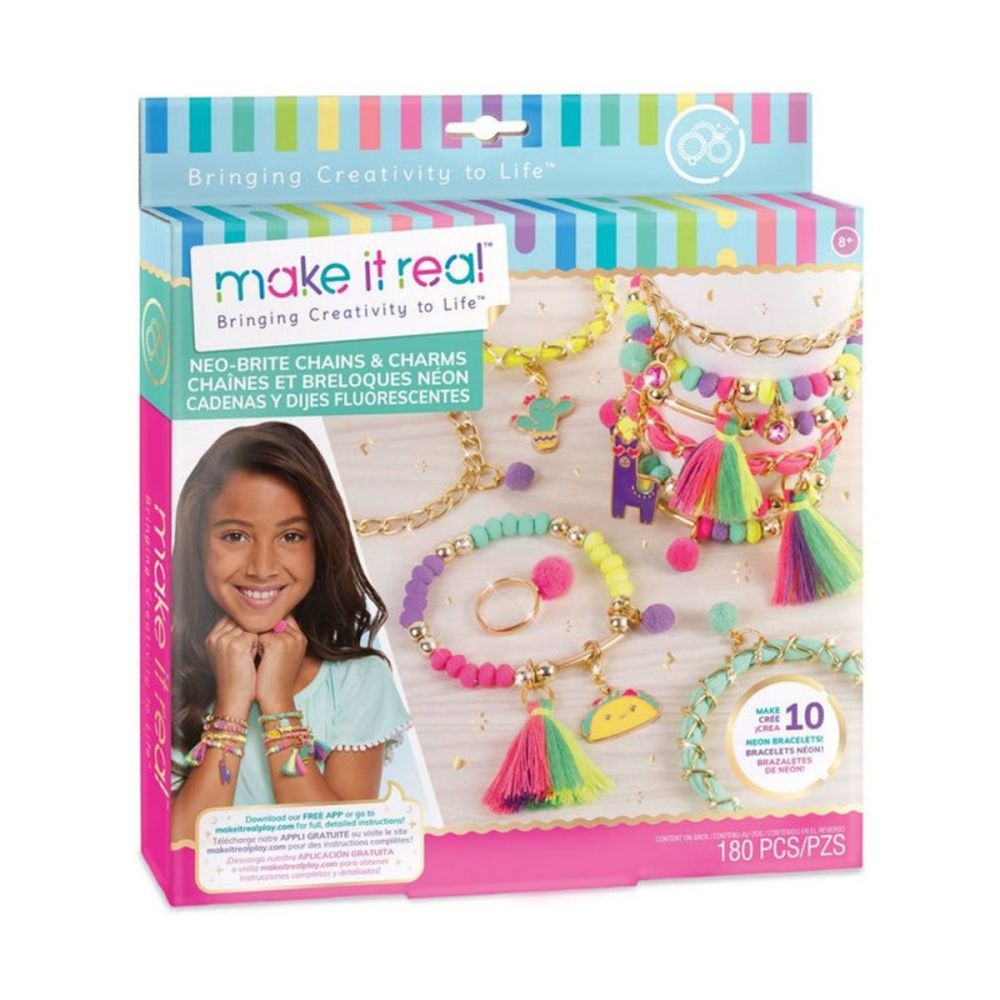 Комплект гривни с талисман, Make It Real, 180 части