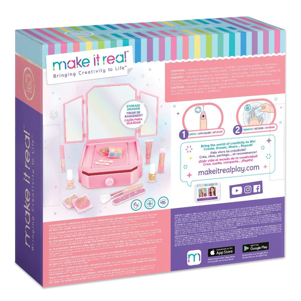 Комплект за грим, Make It Real, Mirrored Vanity и Cosmetic