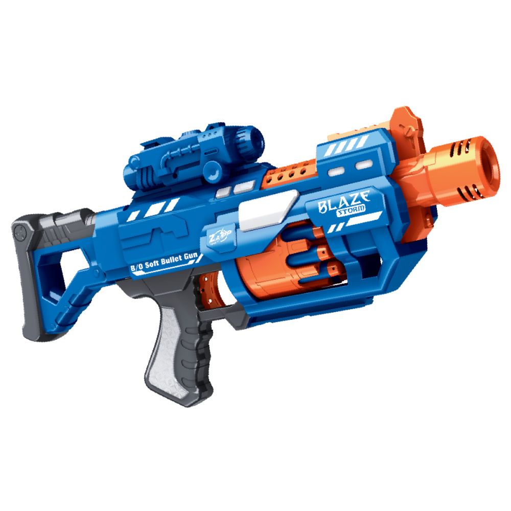 Пистолет Blaze Storm, Zapp Toys, с 20 гъбени стрелички, Син