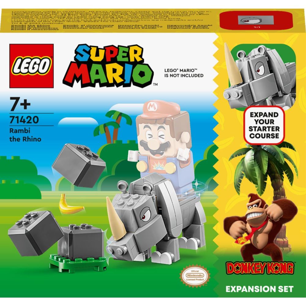 LEGO® Super Mario - Комплект с допълнения Rambi the Rhino (71420)
