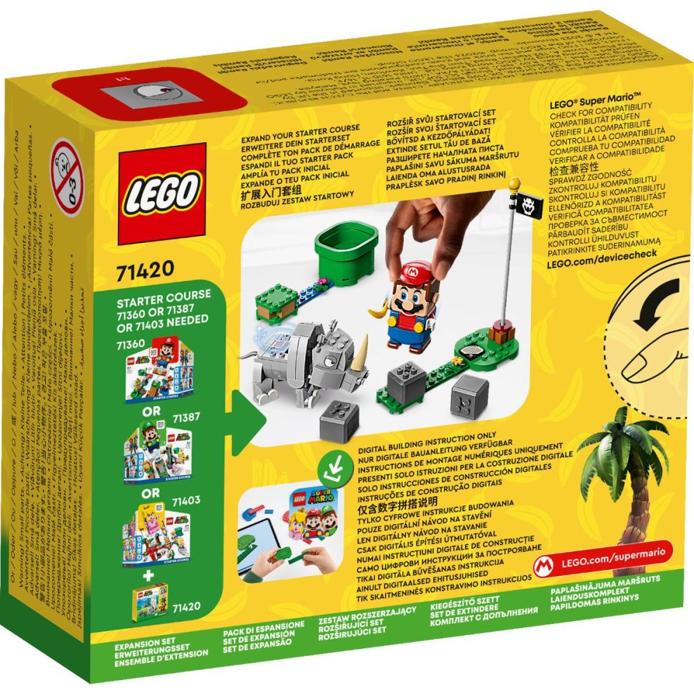 LEGO® Super Mario - Комплект с допълнения Rambi the Rhino (71420)