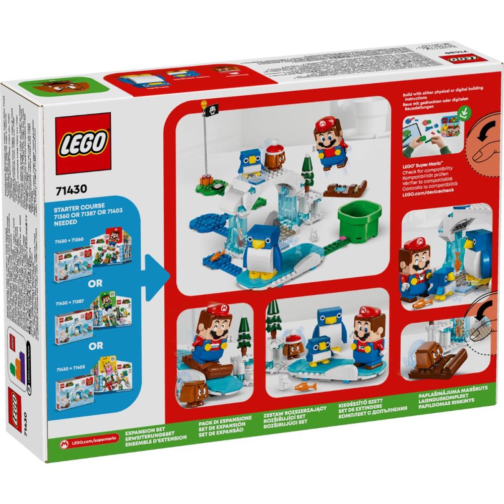 LEGO® Super Mario - Комплект с допълнения penguin Family Snow Adventure (71430)