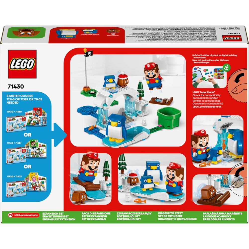 LEGO® Super Mario - Комплект с допълнения penguin Family Snow Adventure (71430)
