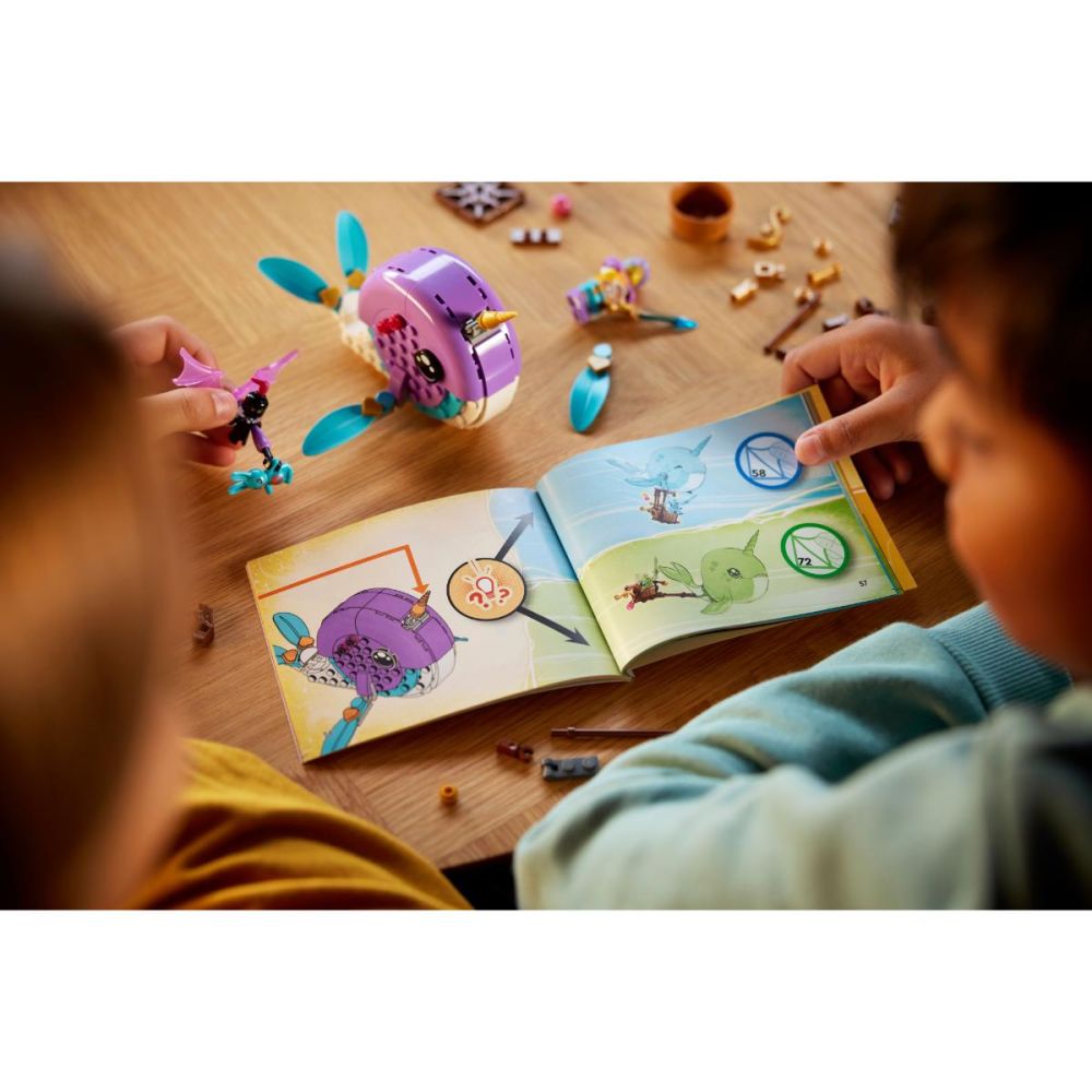 LEGO® Dreamzzz - Нарвалът на Изи – балон с горещ въздух (71472)
