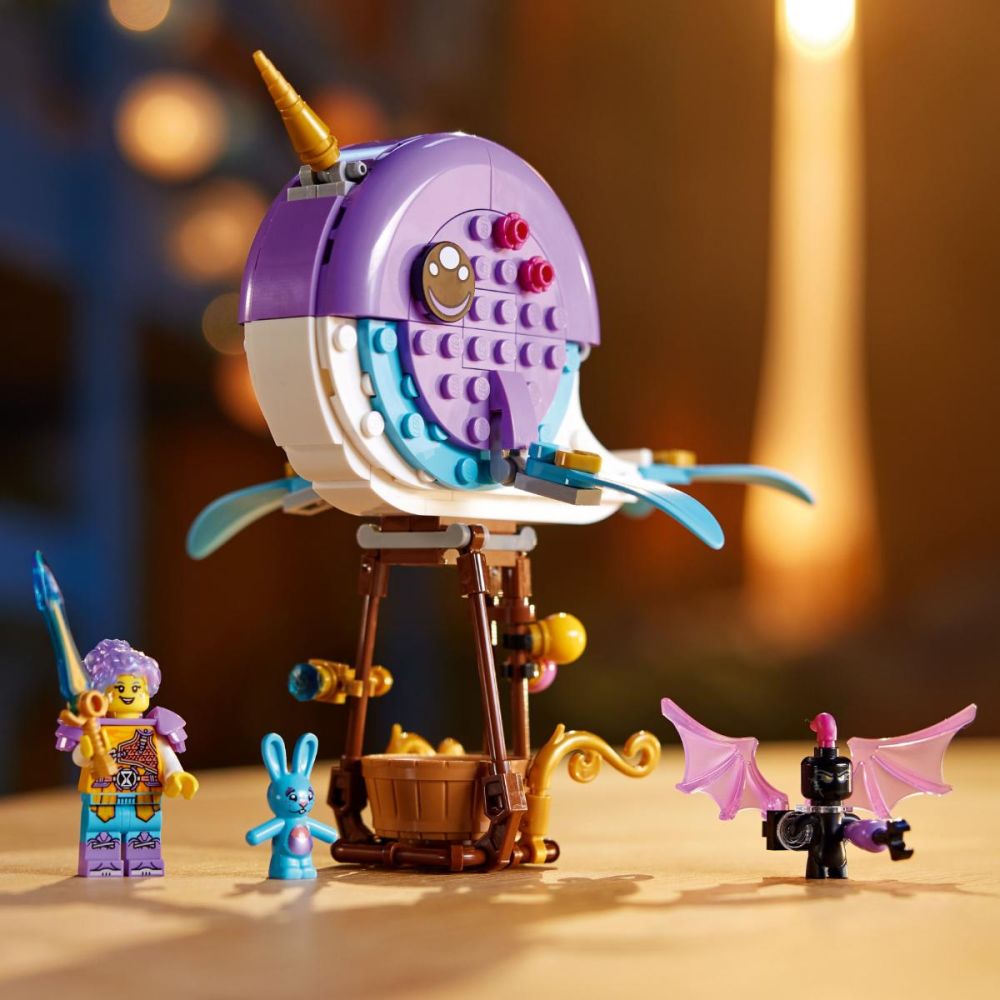LEGO® Dreamzzz - Нарвалът на Изи – балон с горещ въздух (71472)