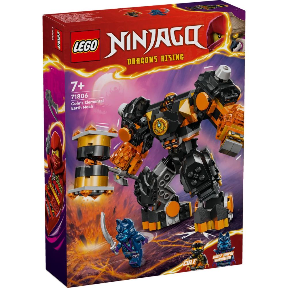 LEGO® Ninjago - Елементният земен робот на Коул (71806)