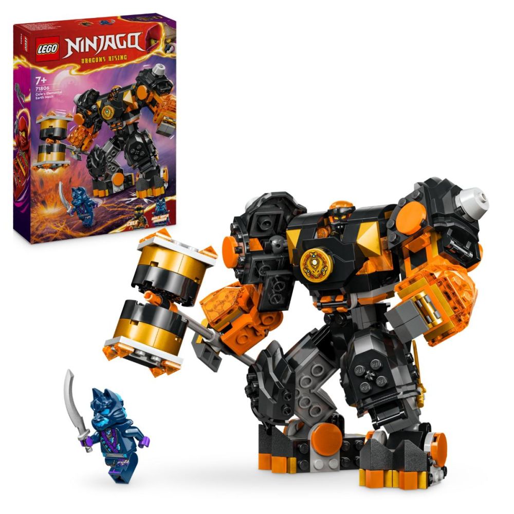 LEGO® Ninjago - Елементният земен робот на Коул (71806)