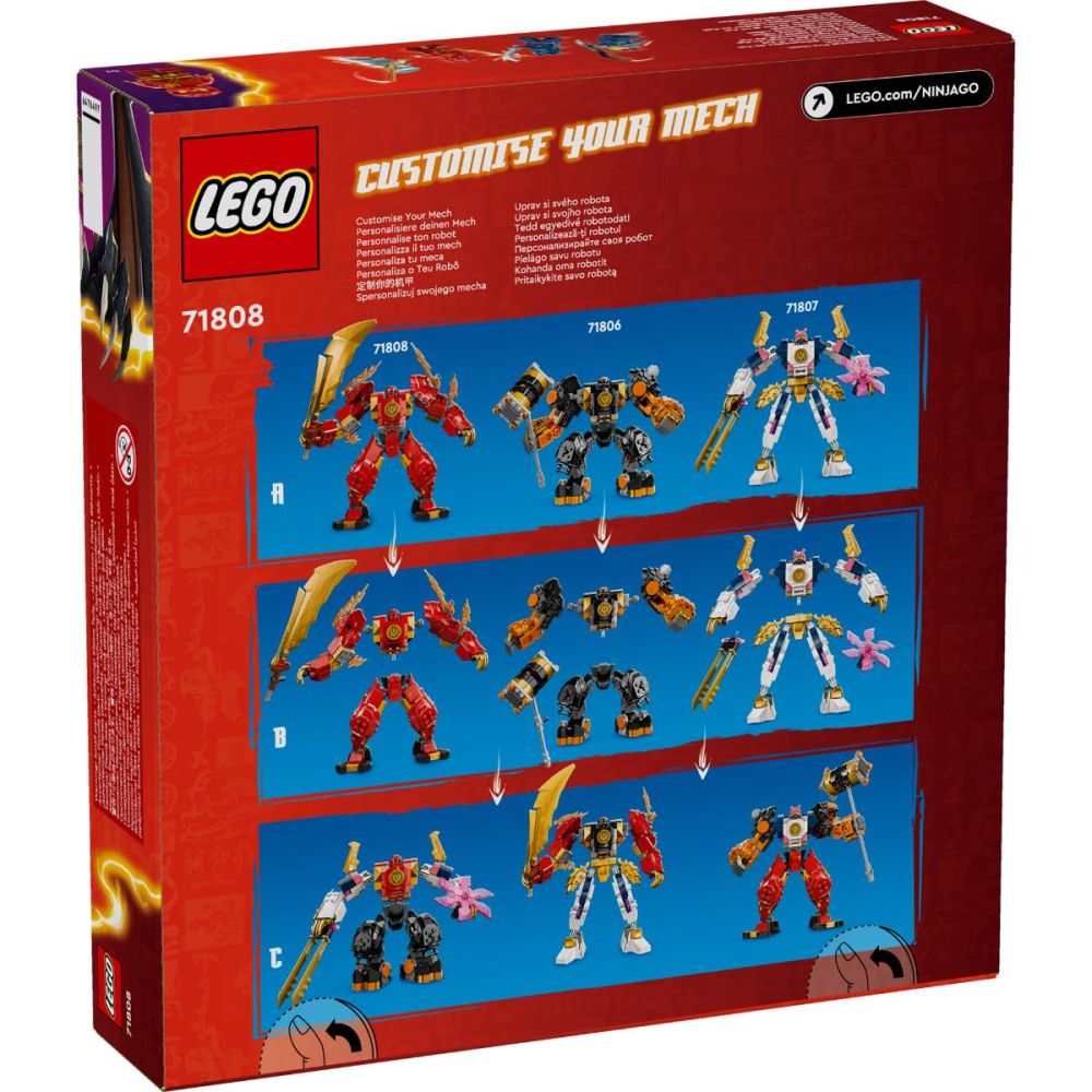 LEGO® Ninjago - Елементният огнен робот на Кай (71808)