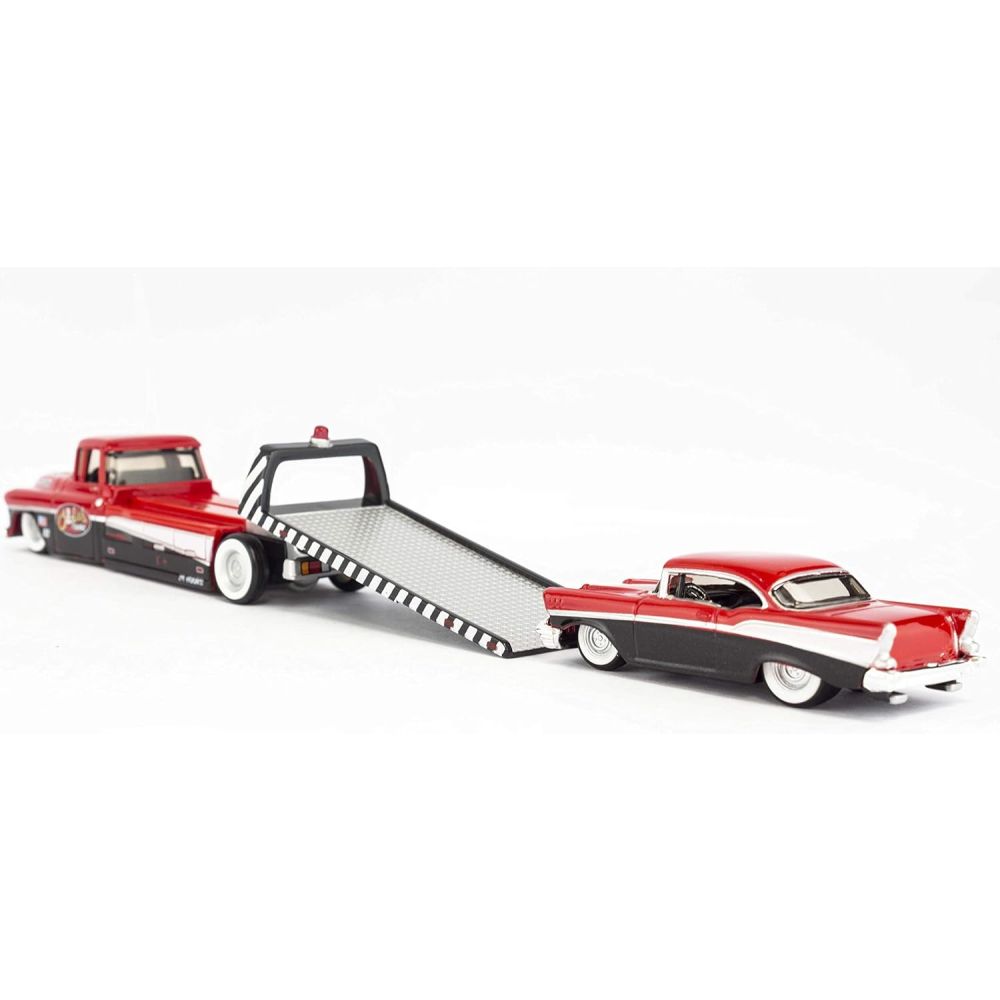Количка Maisto, Chevrolet Bel Air с ремарке Alameda Trailer Red, 1:64
