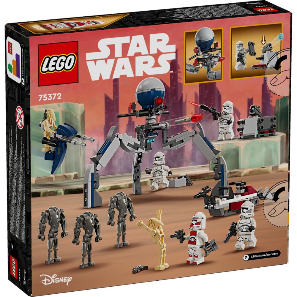 LEGO® Star Wars - Клонинг щурмовак и боен дроид – боен пакет (75372)