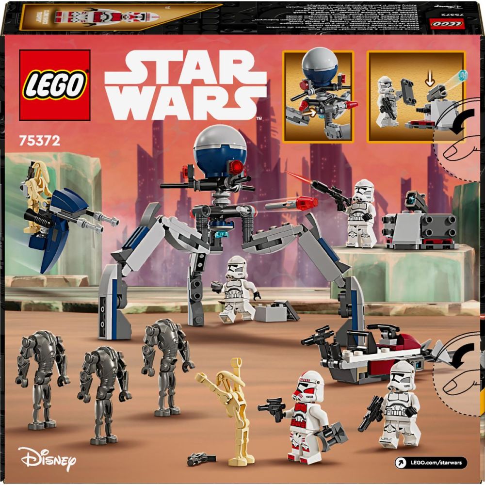 LEGO® Star Wars - Клонинг щурмовак и боен дроид – боен пакет (75372)