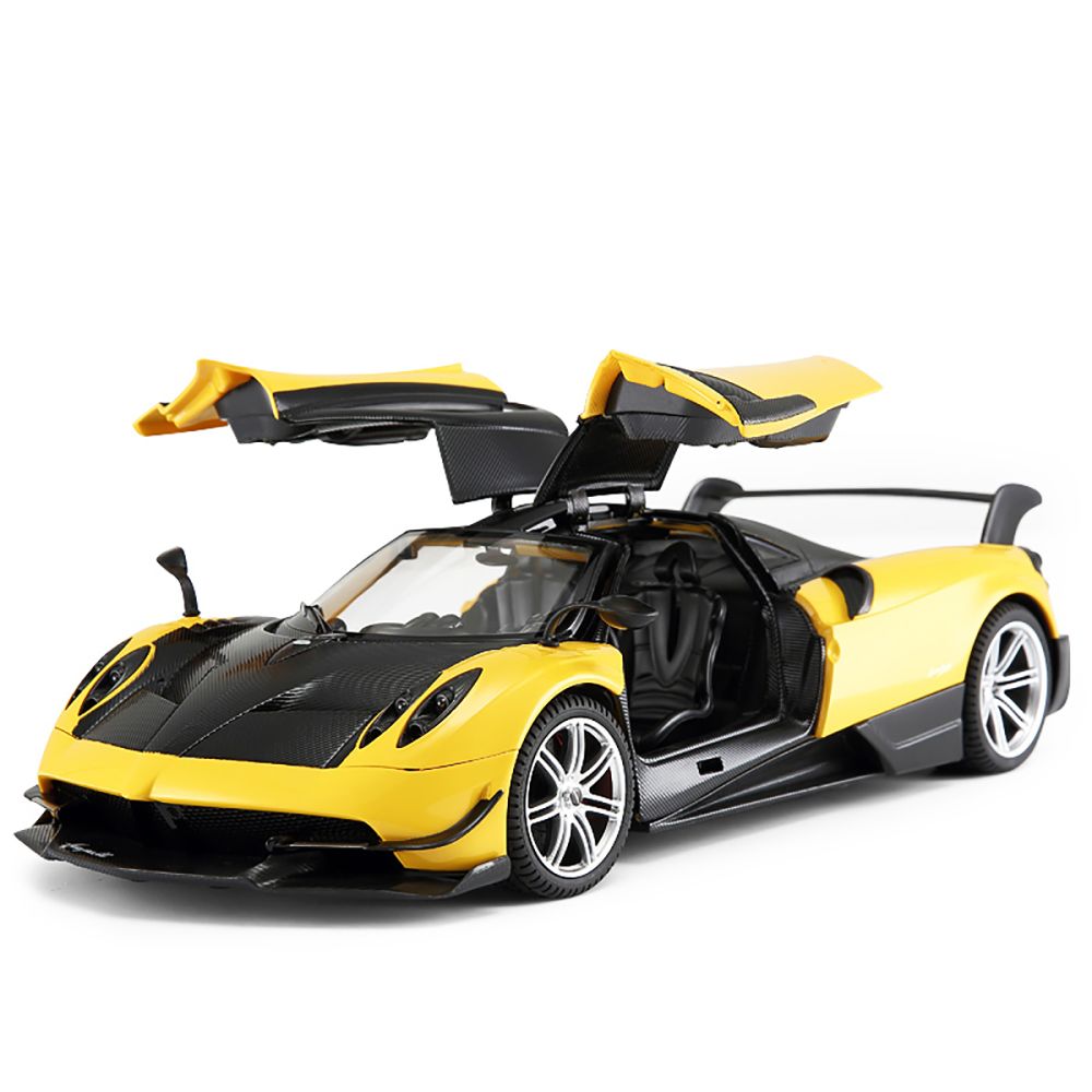 Количка с дистанционно управление Rastar Pagani Huayra BC, Жълта, 1:14