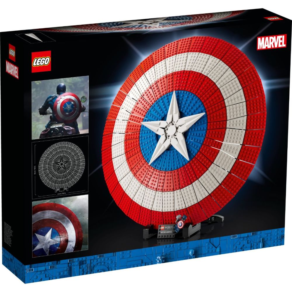 LEGO® Super Heroes - Щитът Капитан Америка (76262)