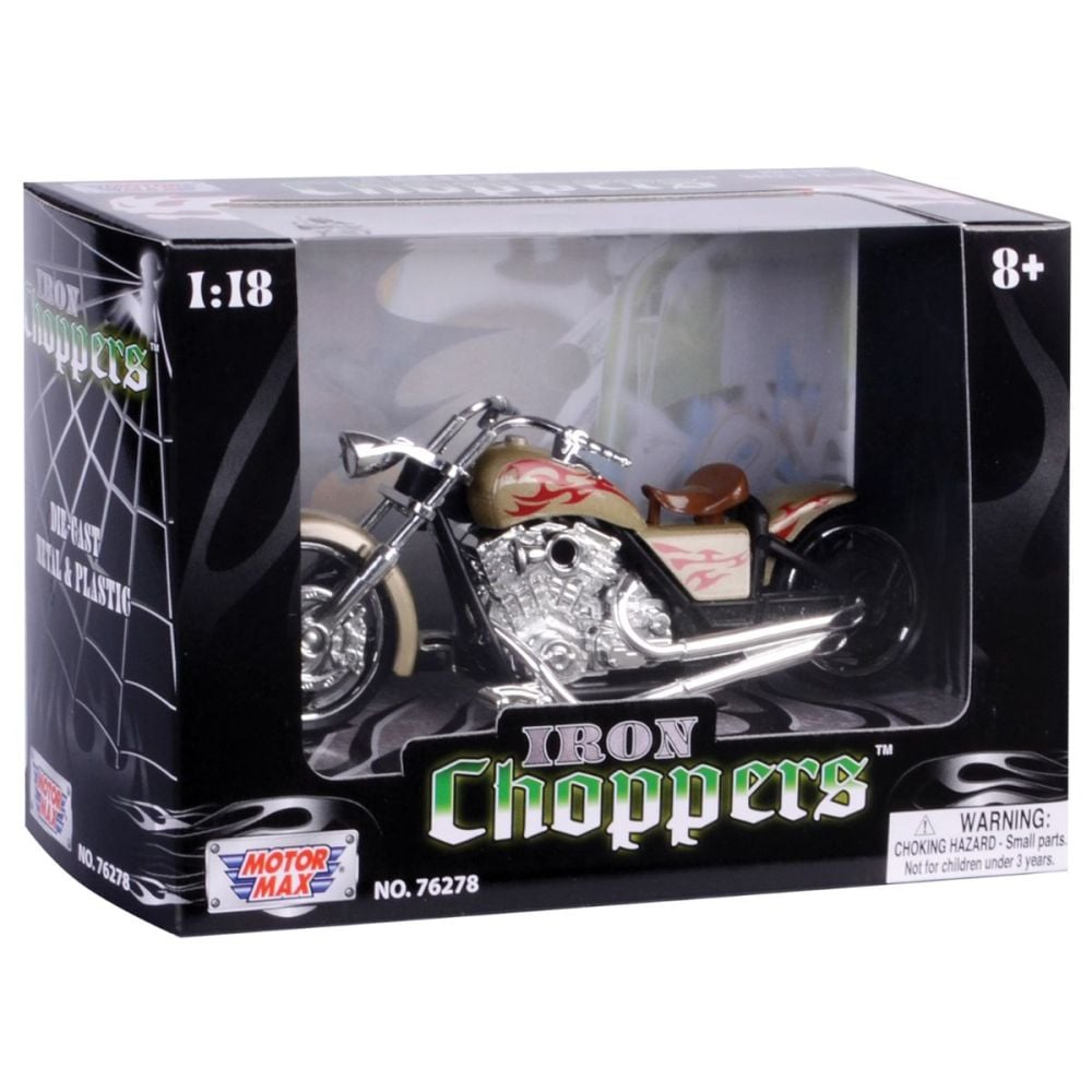 Мотоциклет Motormax, Harley Davidson Iron Choppers, 1:18