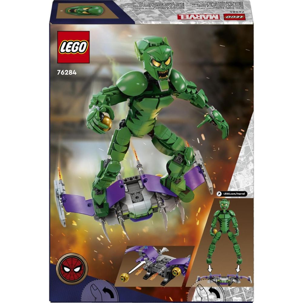 LEGO® Marvel - Фигура за изграждане Зеления гоблин (76284)