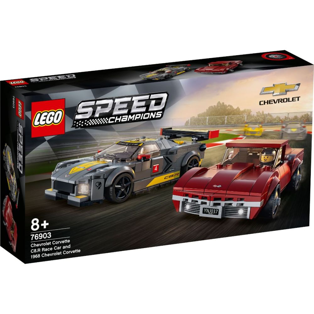 LEGO® Speed Champions - Chevrolet Corvette C8.R и 1969 Chevrolet Corvette (76903)