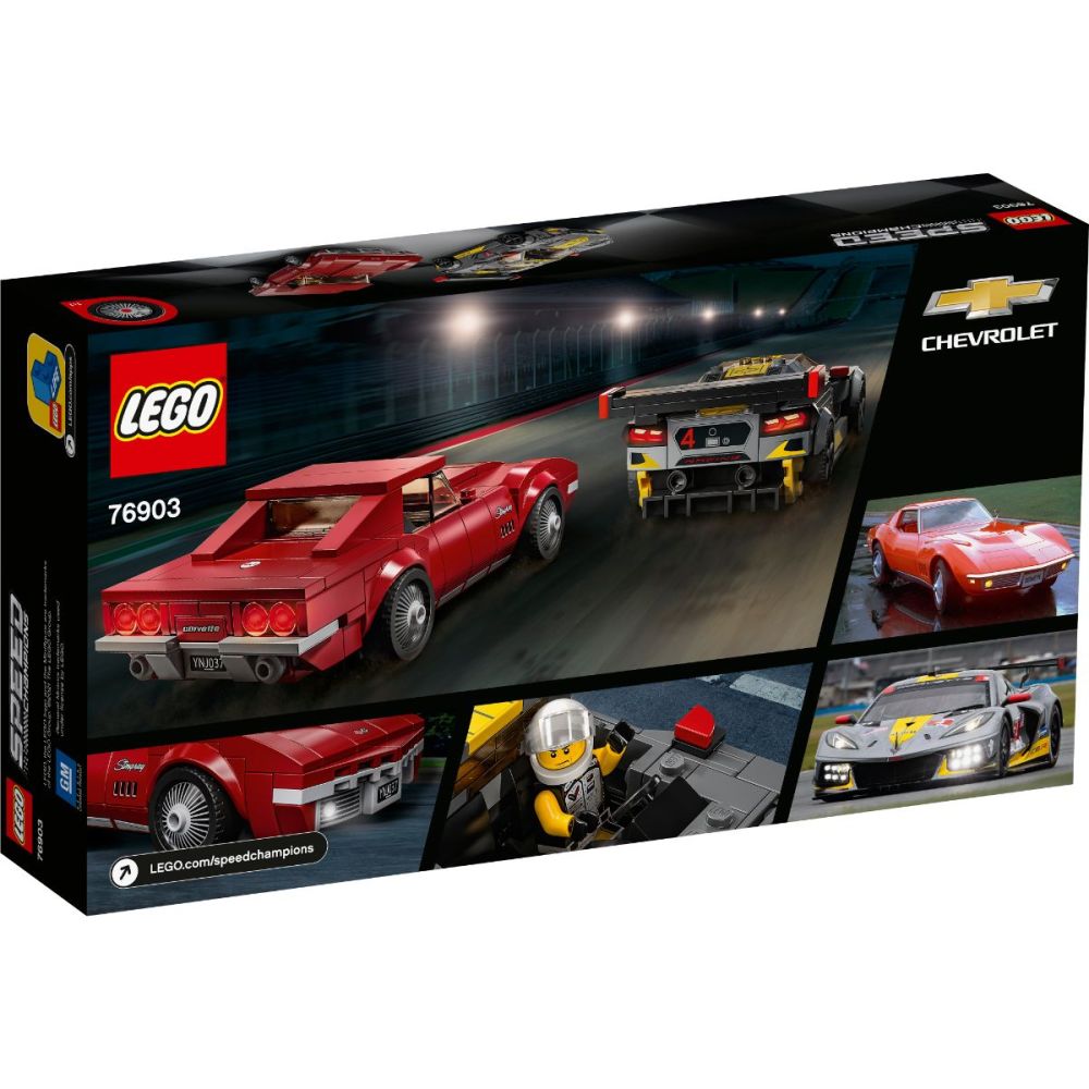 LEGO® Speed Champions - Chevrolet Corvette C8.R и 1969 Chevrolet Corvette (76903)