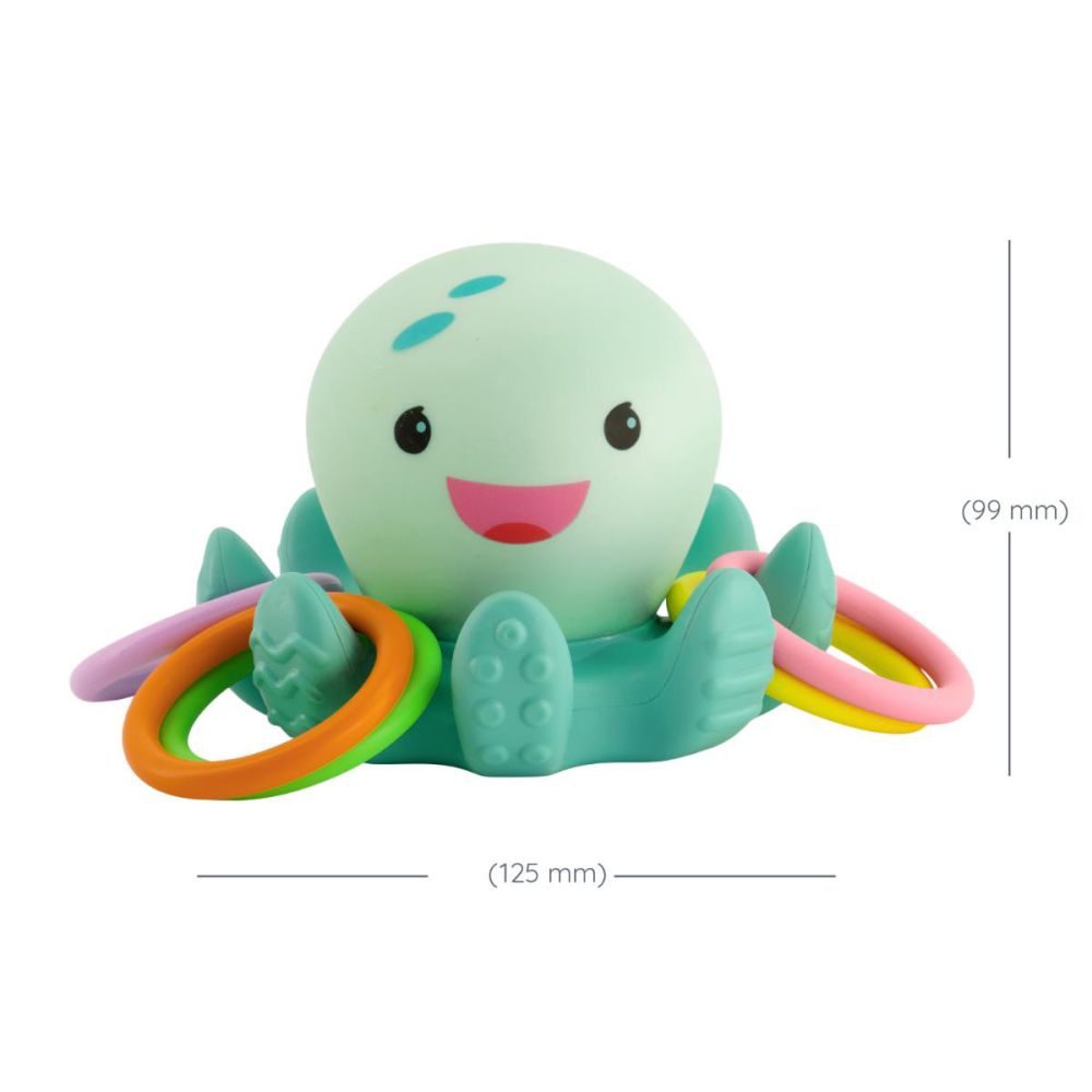 Играчка за баня със светлини, Infantino, Октопод