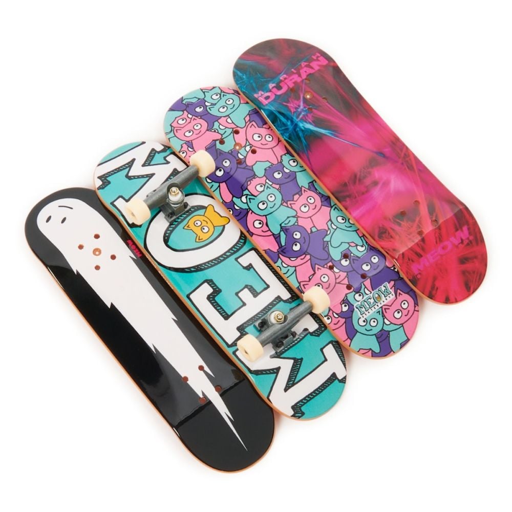 Комплект мини скейтборд Tech Deck, 4 бр, Meow, 20140760