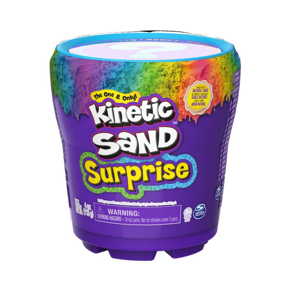 Комплект ароматизиран пясък за игра с изненада Kinetic Sand, 113 гр