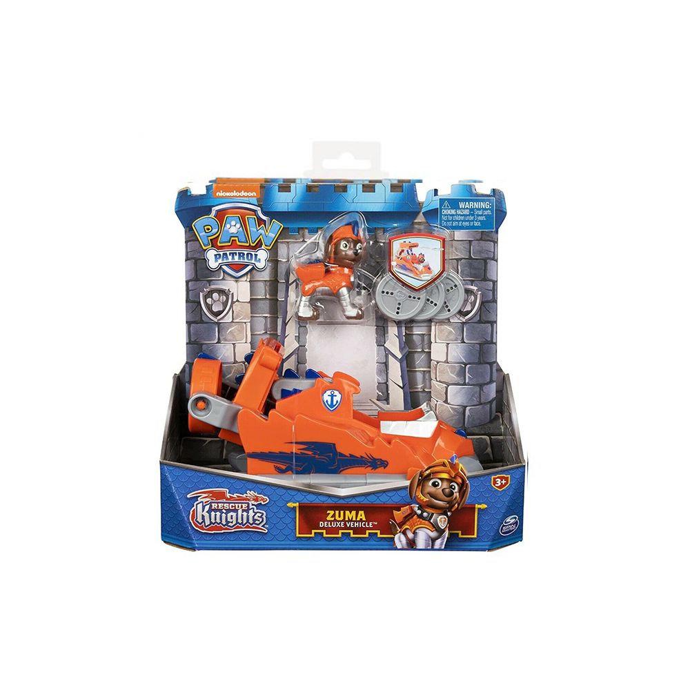 Комплект фигурка с кола, Paw Patrol, Rescue Knights Zuma, 20133701