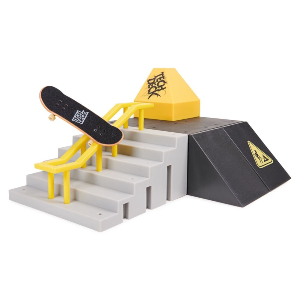Комплект мини скейтборд с рампа, Tech Deck, Almost Pyramid Shredder, 20141008