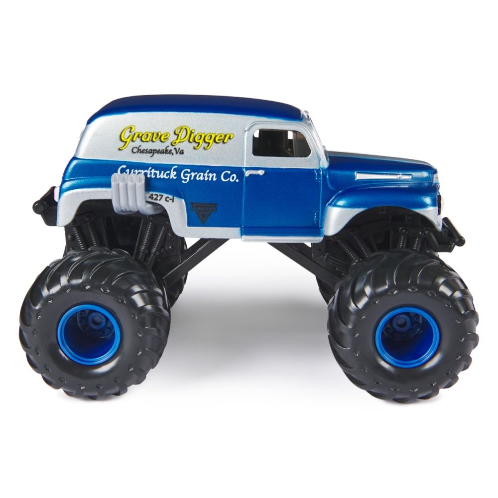 Метална количка, Monster Jam, Grave Digger Currituck Grain, 20144302