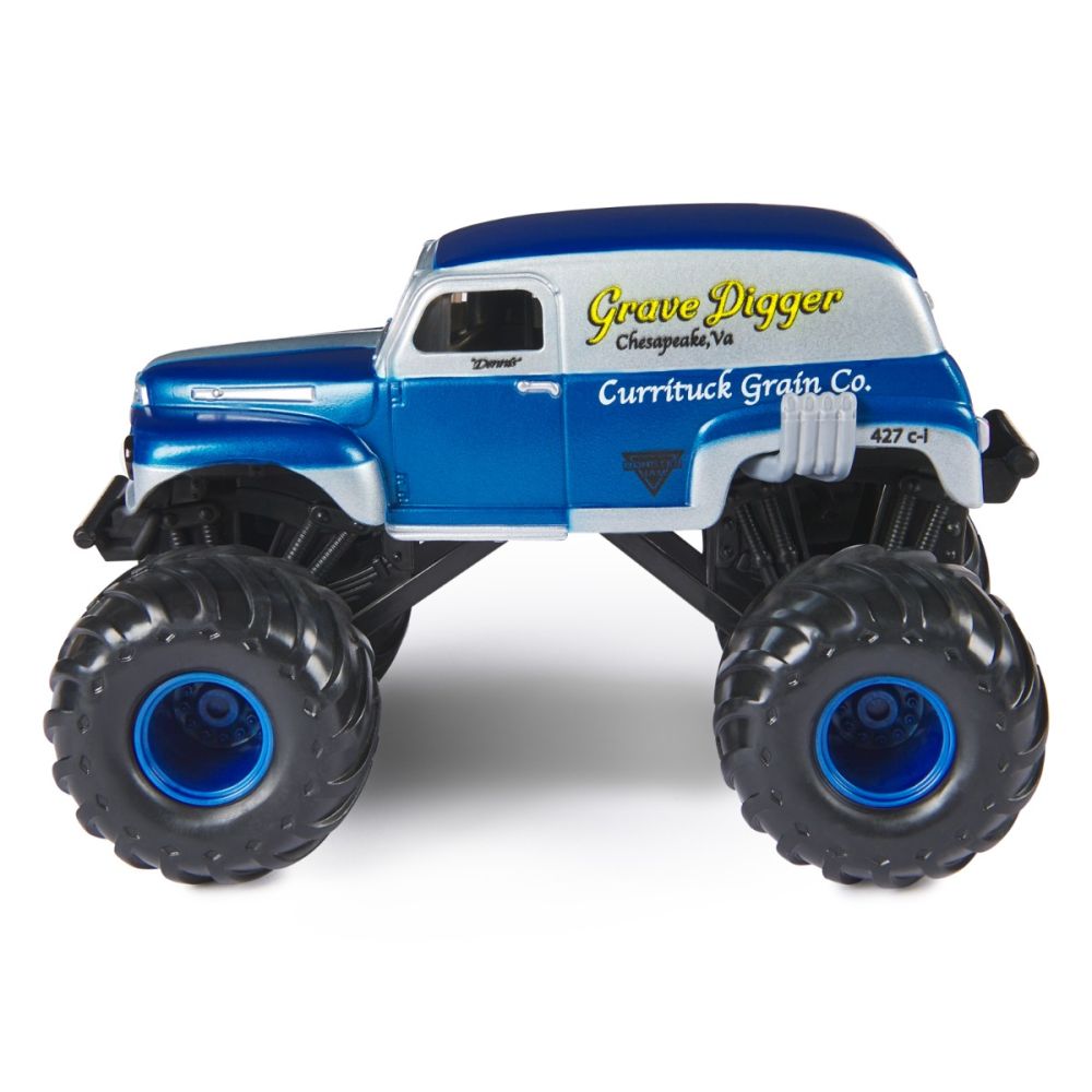 Метална количка, Monster Jam, Grave Digger Currituck Grain, 20144302