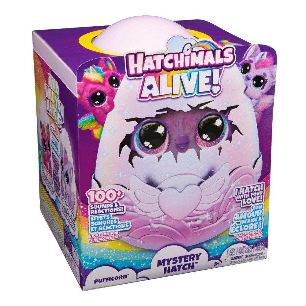 Плюшена играчка изненада, Hatchimals, Pufficorn, 6069132