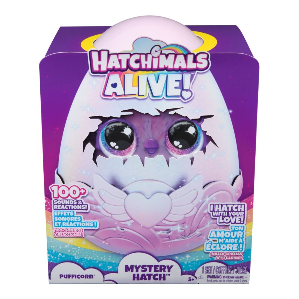 Плюшена играчка изненада, Hatchimals, Pufficorn, 6069132