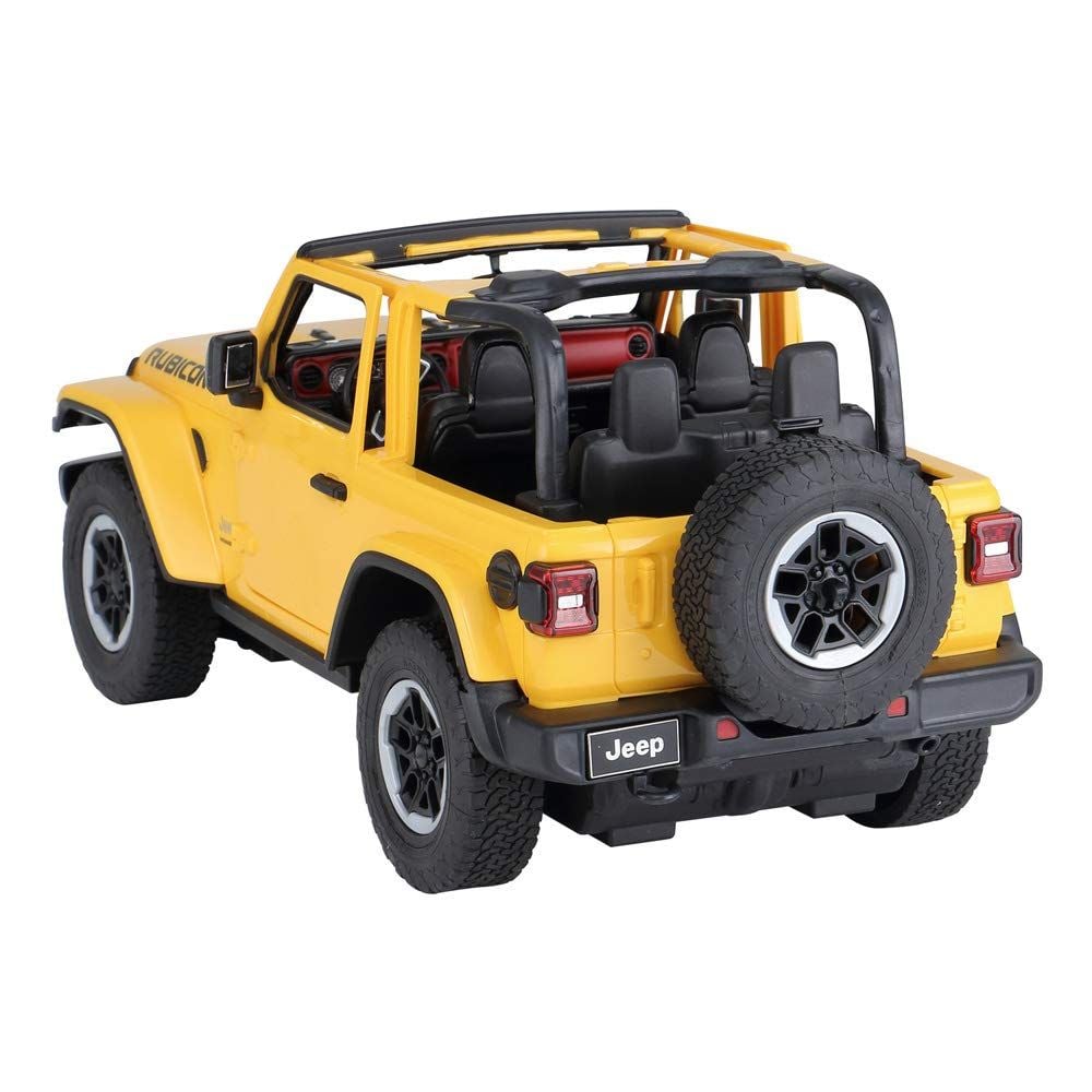 Автомобил с дистанционно управление Rastar Jeep Wrangler, RC, 1:14, Жълт