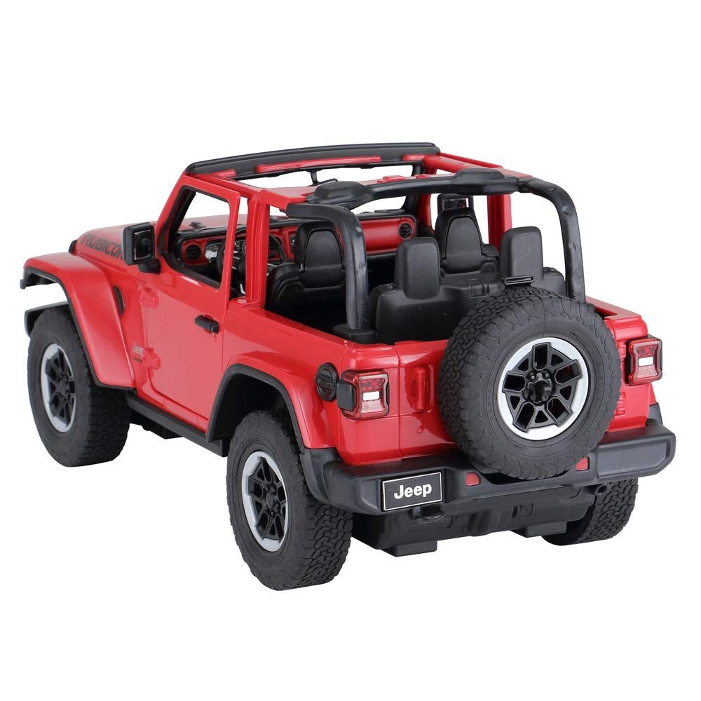 Автомобил с дистанционно управление Rastar Jeep Wrangler, RC, 1:14, Червена