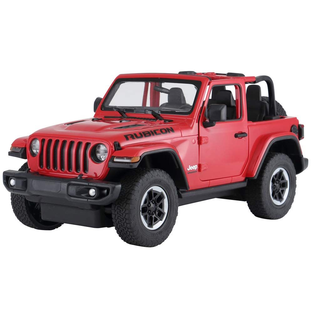 Автомобил с дистанционно управление Rastar Jeep Wrangler, RC, 1:14, Червена