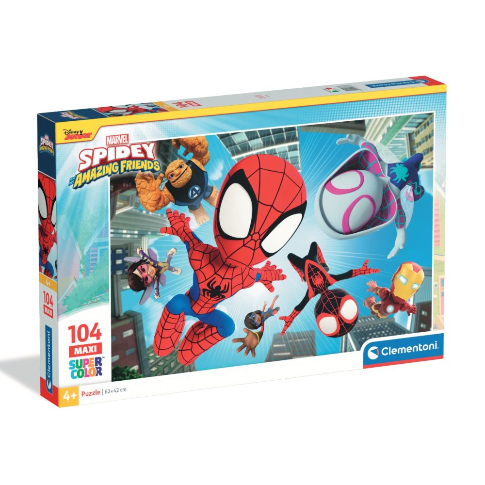 Пъзел Clementoni Maxi, Spidey and his amazing friends, 104 части